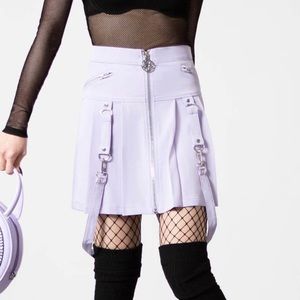 Blaire B*tch Mini Skirt in Lilac